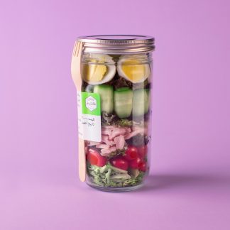 سالاد بوقلمون تخم مرغ